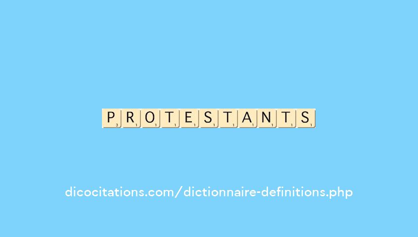 protestants protestants