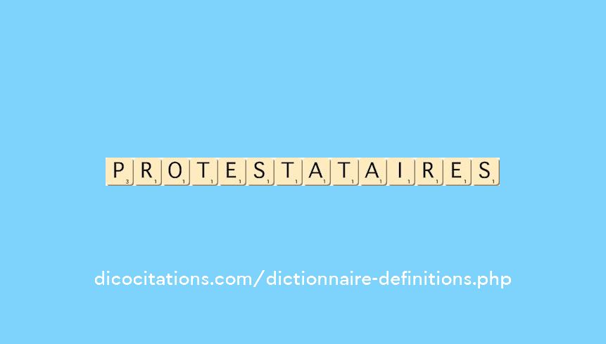 protestataires protestataires