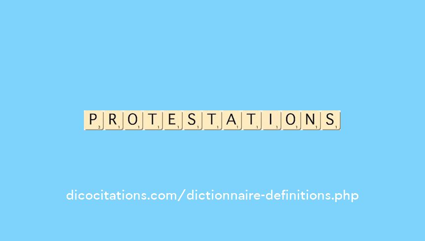 protestations