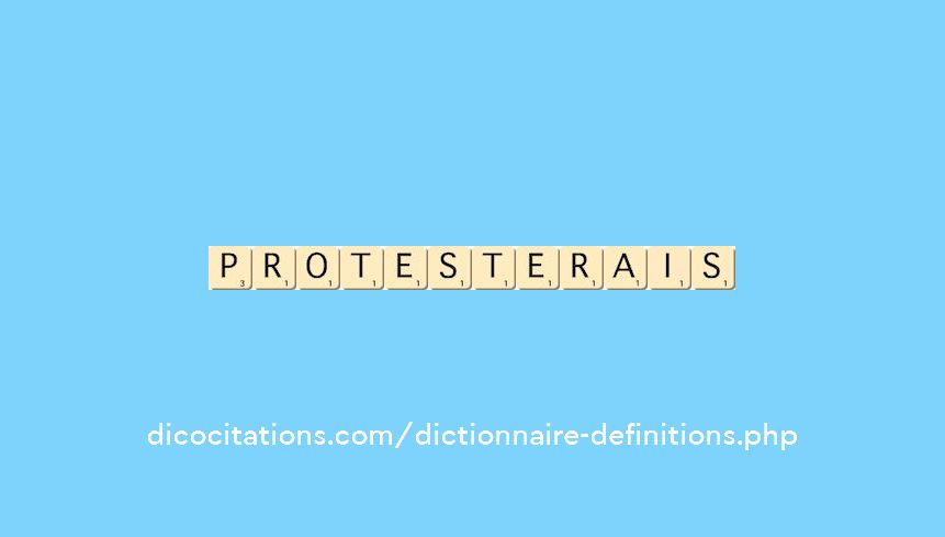 protesterais