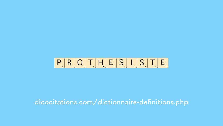 prothesiste
