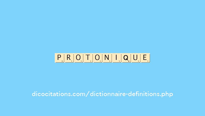 protonique protonique