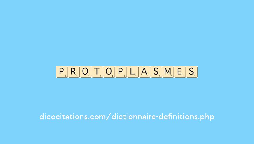 protoplasmes protoplasmes