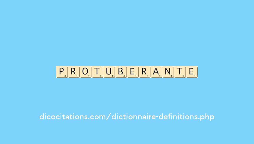 protuberante protuberante