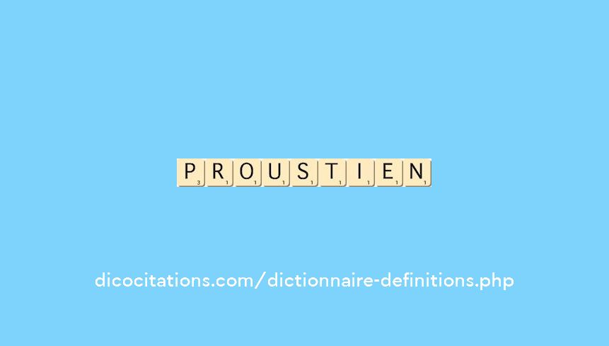 proustien proustien