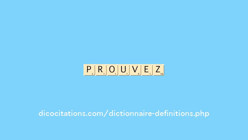 prouvez prouvez