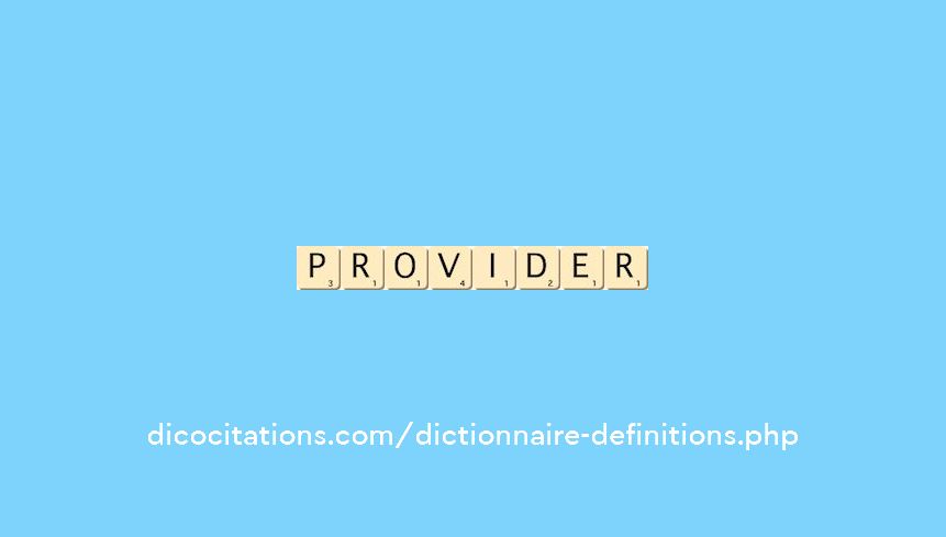 provider provider