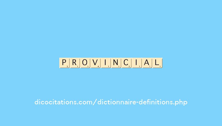 provincial provincial