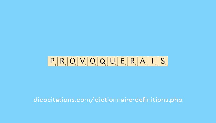 provoquerais provoquerais