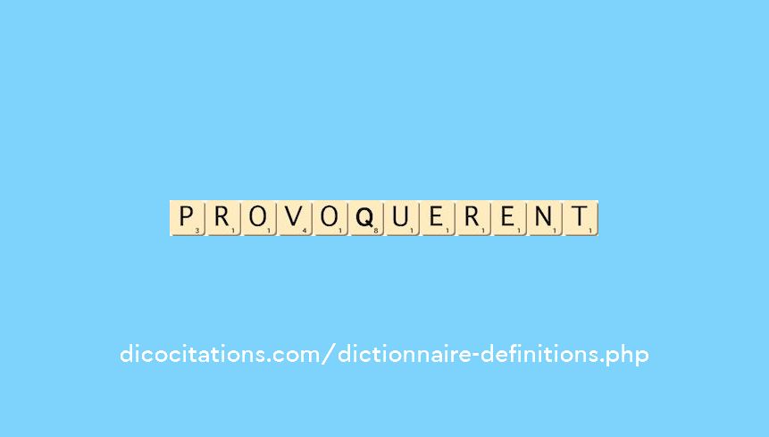 provoquerent provoquerent