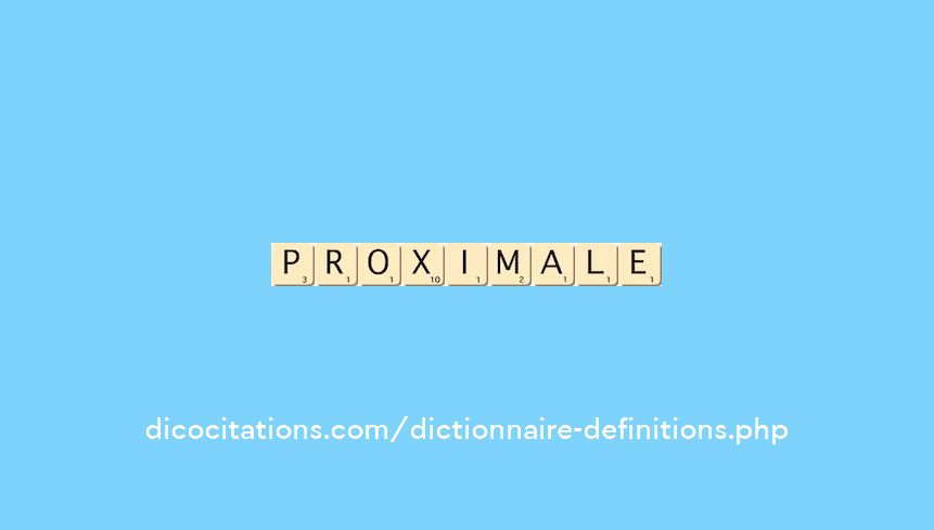 proximale proximale