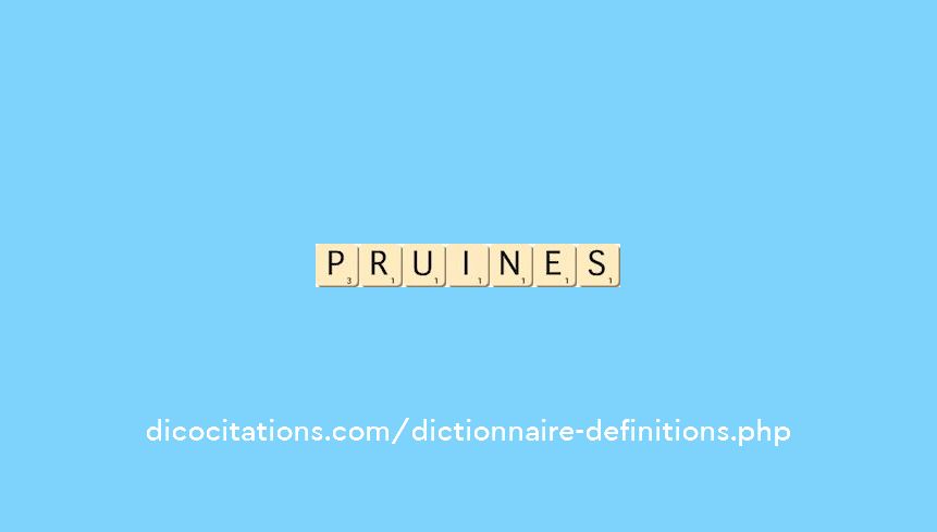 pruines