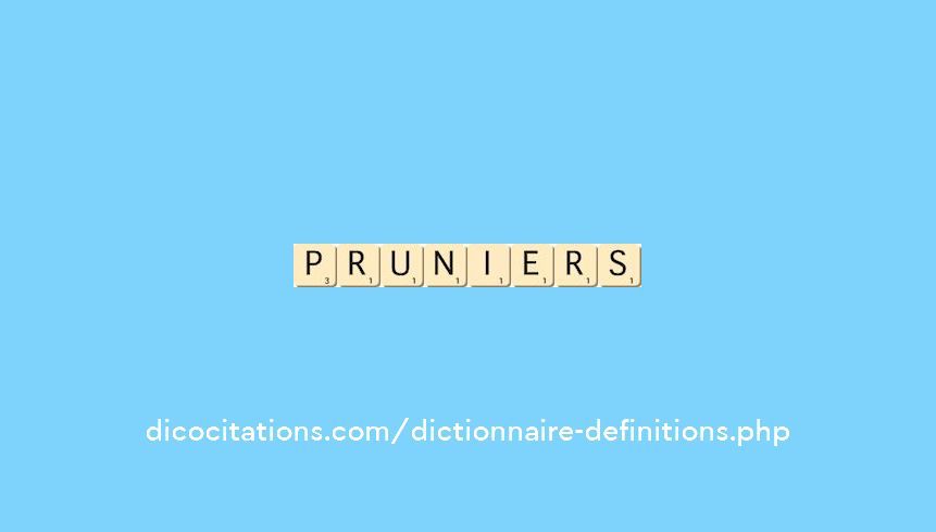 pruniers