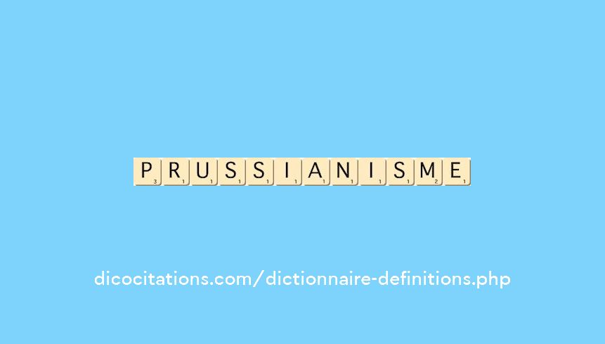 prussianisme