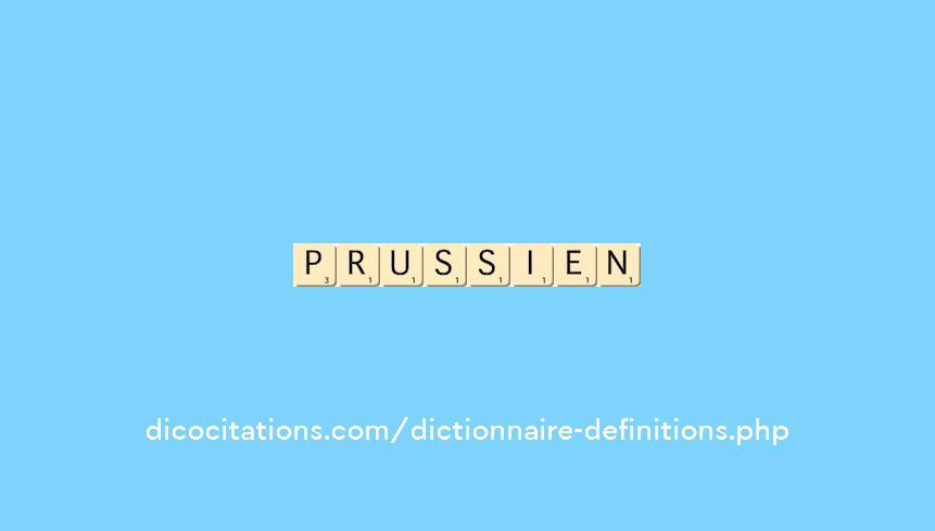 prussien prussien