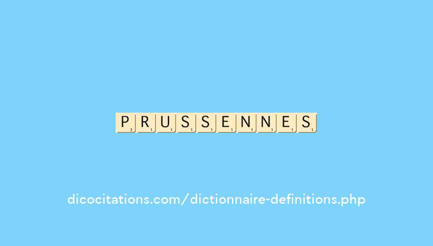 prussiennes