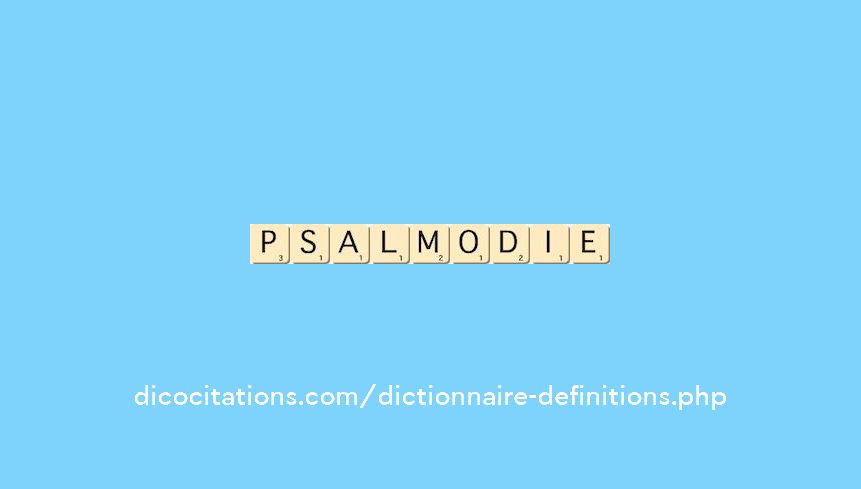 psalmodie