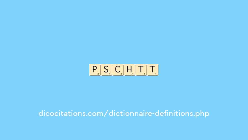 pschitt pschitt