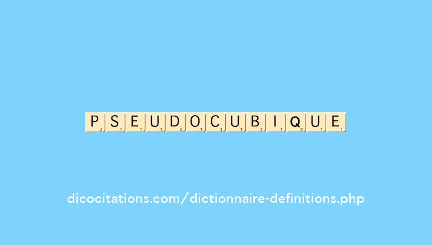 pseudocubique