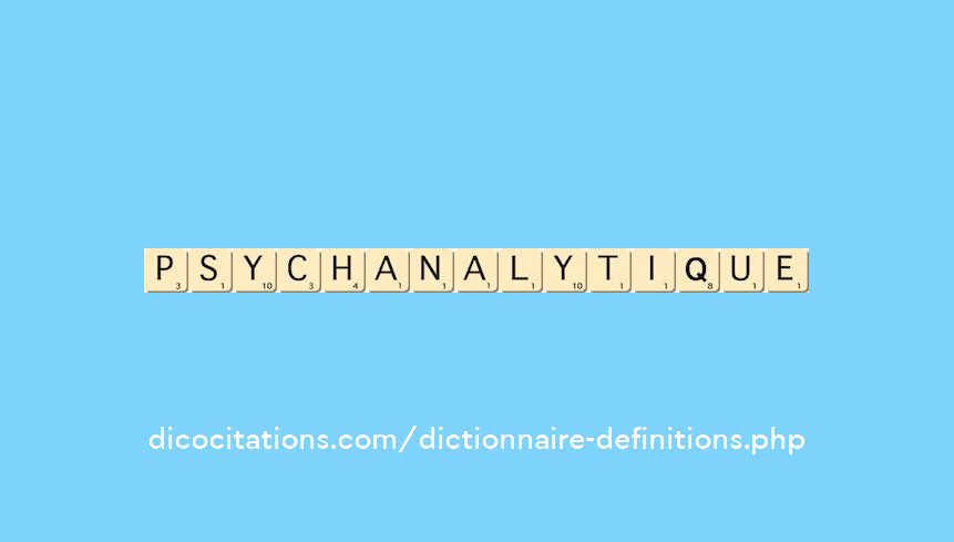 psychanalytique