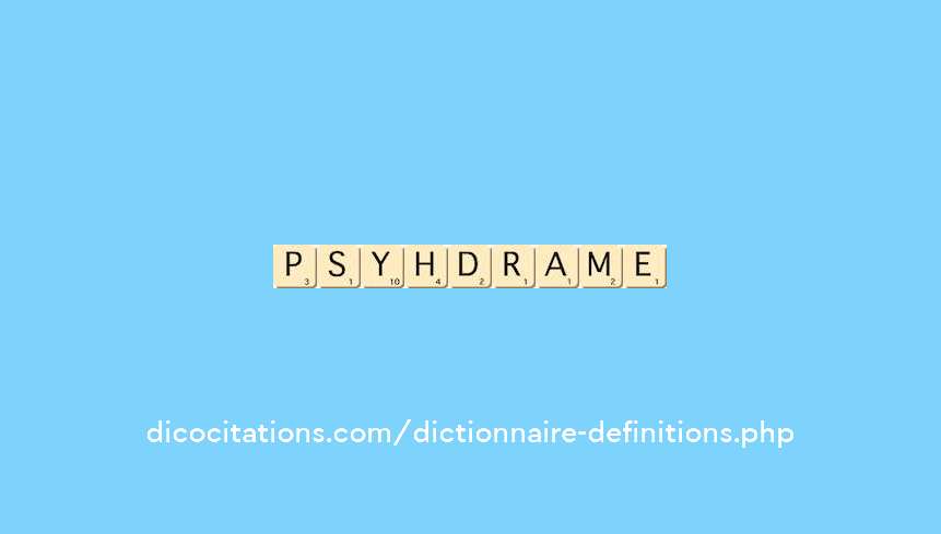 psychodrame psychodrame