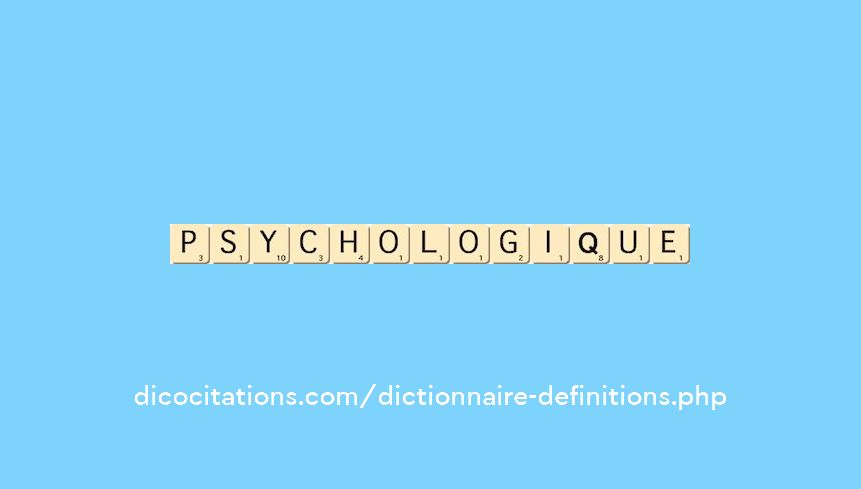 psychologique psychologique