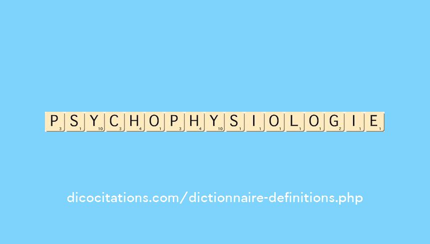 psychophysiologie psychophysiologie