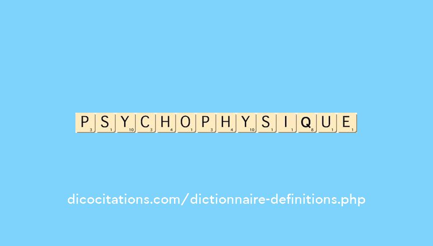 psychophysique