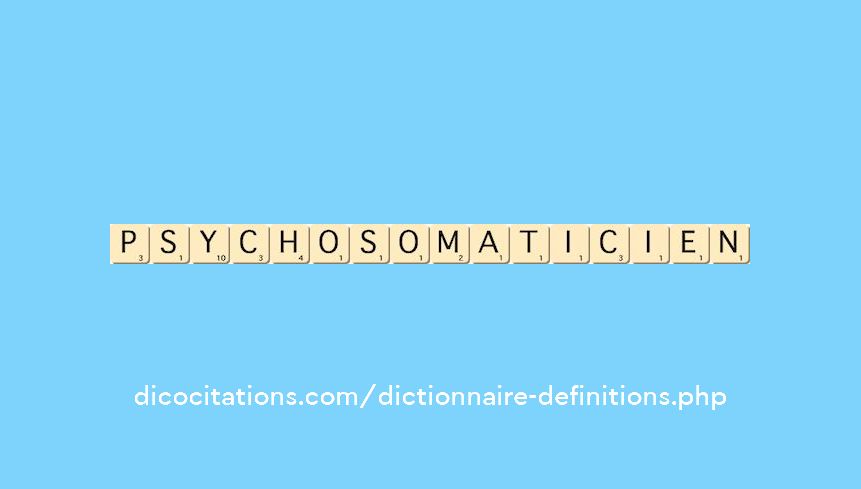 psychosomaticien psychosomaticien