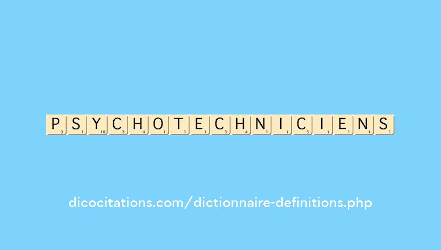 psychotechniciens psychotechniciens