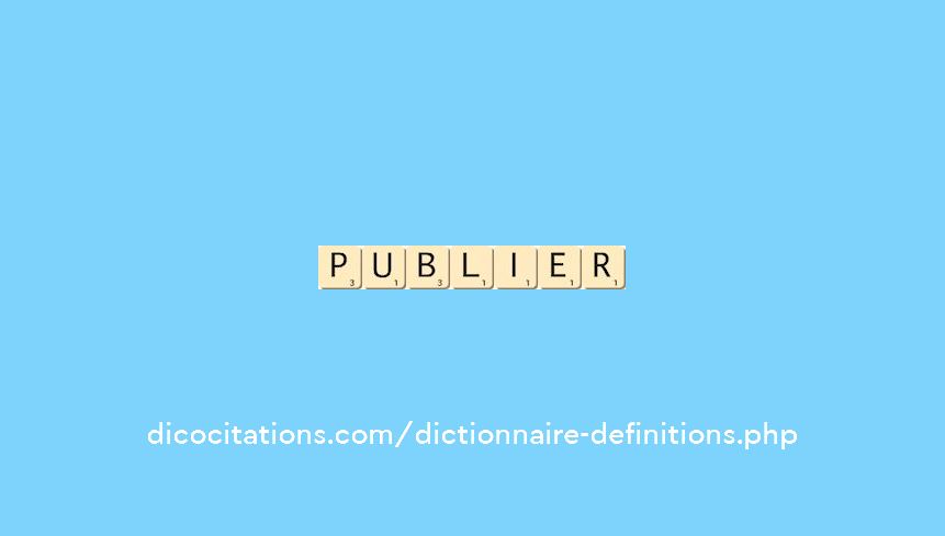 publier