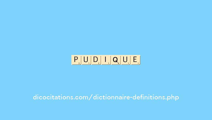 pudique