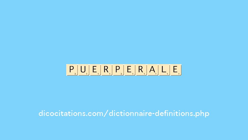 puerperale puerperale