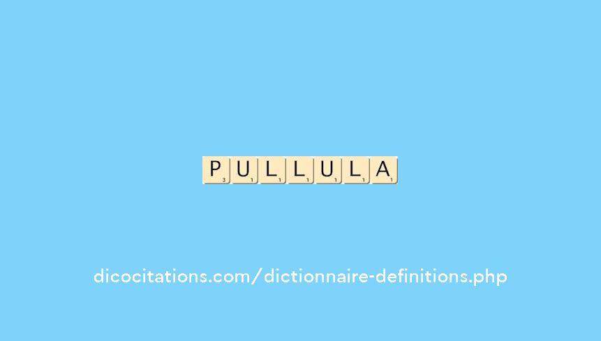 pullula pullula