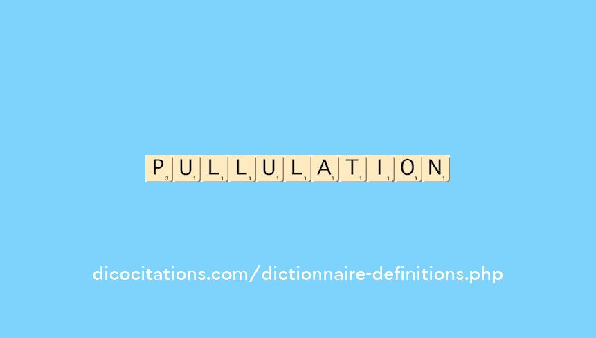 pullulation