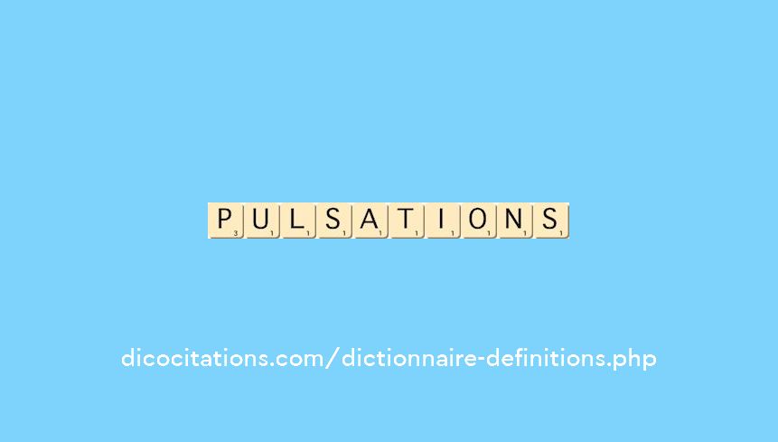 pulsations pulsations
