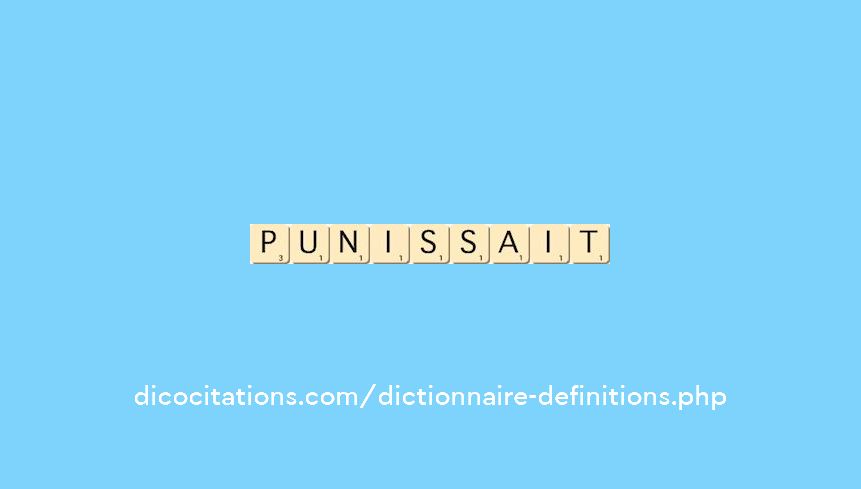 punissait