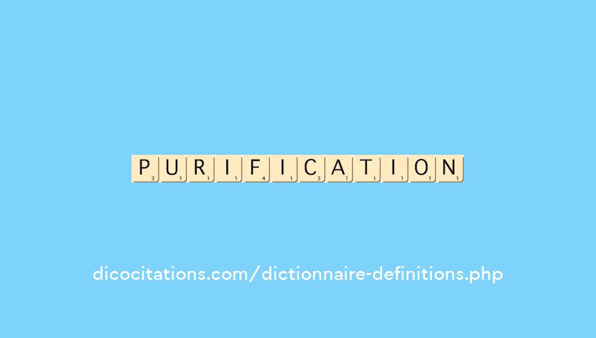 purification