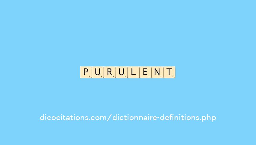 purulent purulent
