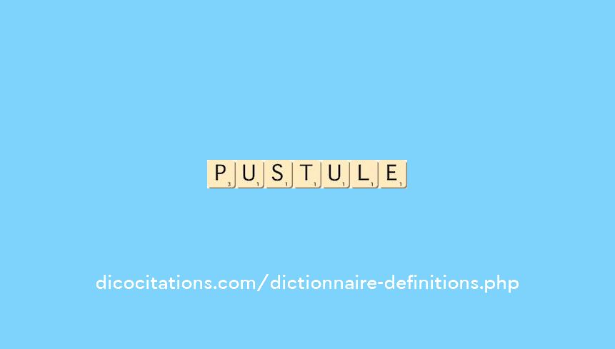 pustule