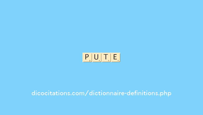 pute pute