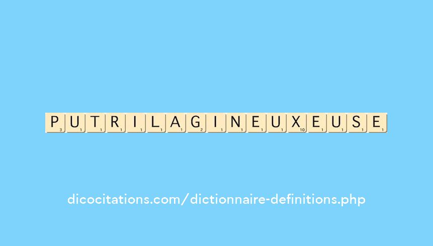 putrilagineux--euse