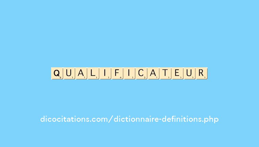 qualificateur
