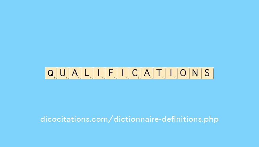 qualifications