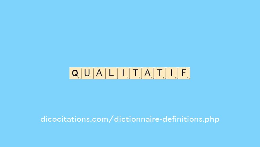 qualitatif qualitatif