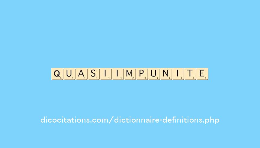 quasi-impunite