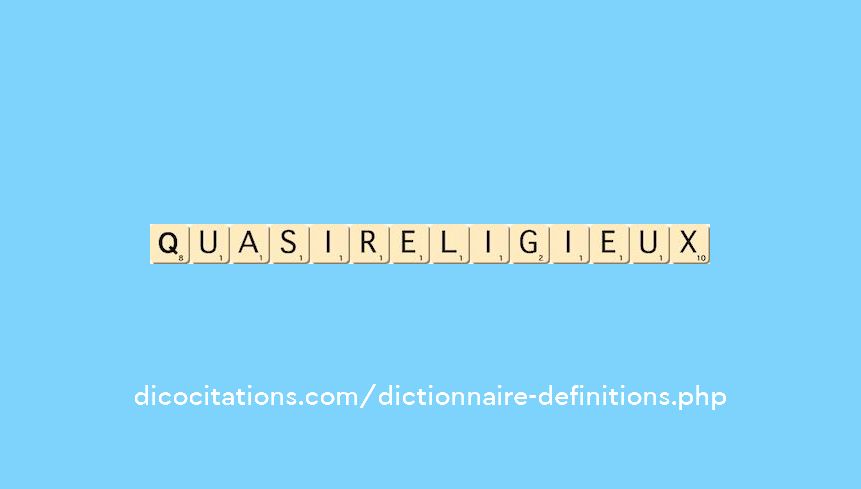 quasi-religieux