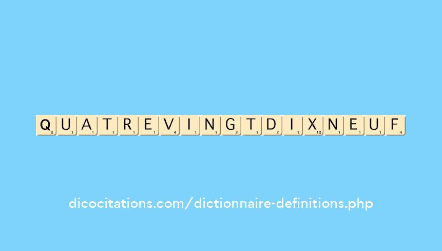 quatre-vingt-dix-neuf