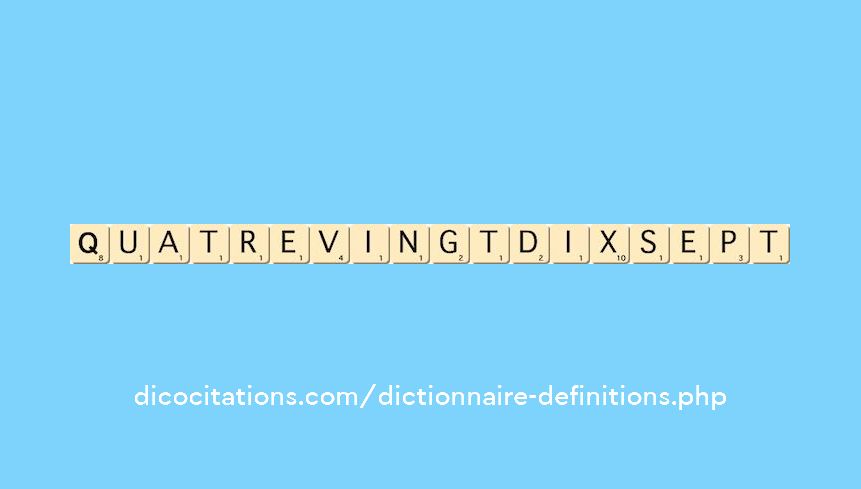 quatre-vingt-dix-sept quatre-vingt-dix-sept