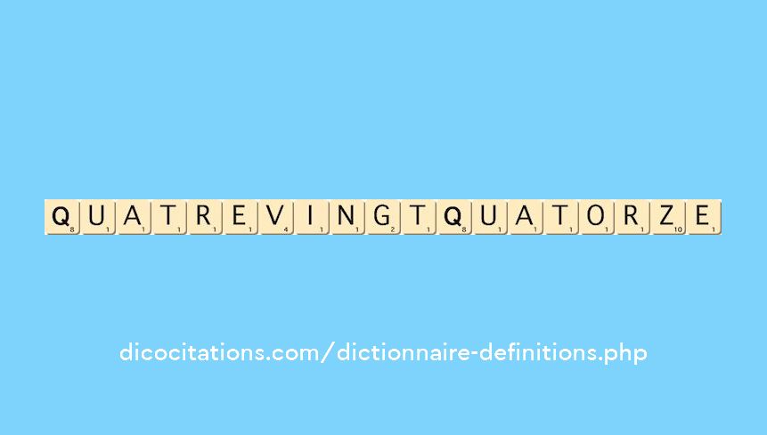 quatre-vingt-quatorze quatre-vingt-quatorze